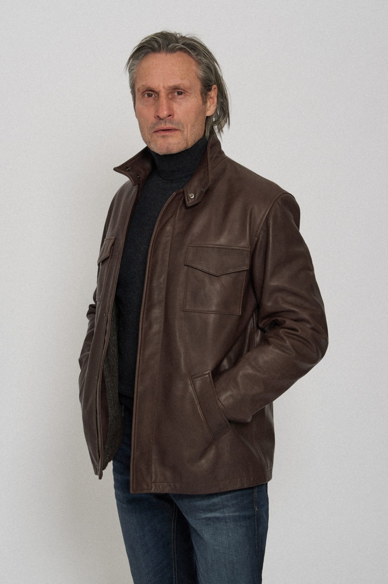 Cooper shop leather jacket